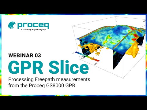 GPR Slice webinar part 3 - Processing freepath measurements from the Proceq GS8000 GPR.