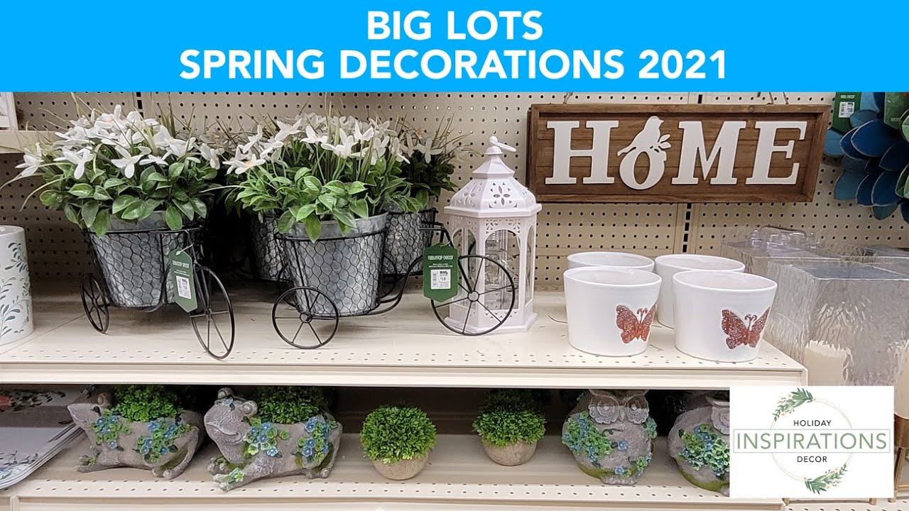 Big Lots Spring Decorations 2021 SNEAK PEAK! SHOP WITH ME! Inspirations Holiday Decor YouTube