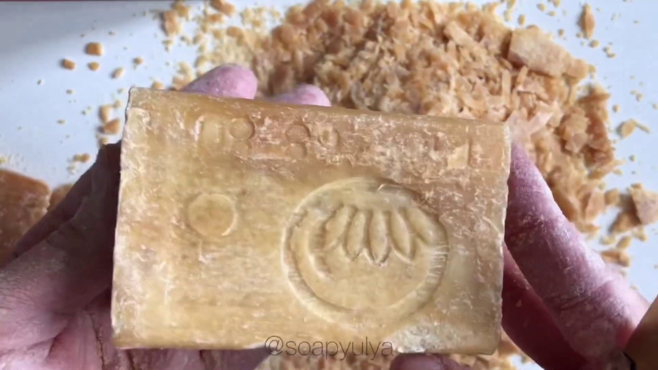 ASMR carving dry soap, laundry soap the USSR/ режу сухой старый хозик времен СССР, ретро мыло
