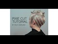 STEP BY STEP PIXIE CUT TUTORIAL - hair by DALE HAZELDINE