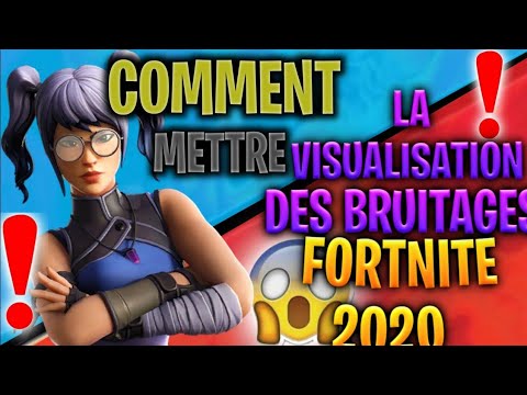 COMMENT ACTIVER LA VISUALISATION DES BRUITAGES SUR FORTNITE TRES CHEAT