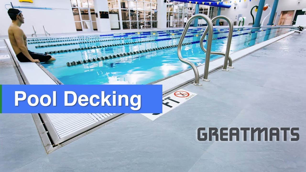 Pool Decking - Soft, Non Slip, Temperature Stable, DIY