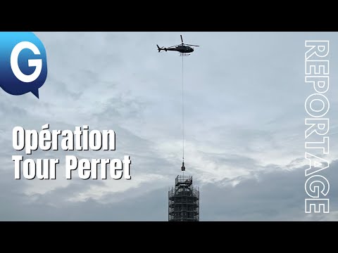 Reportage - Reportage - Opération spectaculaire au dessus de la Tour Perret ! - Reportages - TéléGrenoble