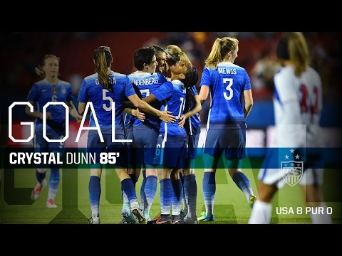 WNT vs. Puerto Rico: Crystal Dunn Fourth Goal - Feb. 15, 2016