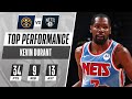Kevin Durant Fills It Up With 34 PTS, 9 REB & 13 AST In The Nets Victory!