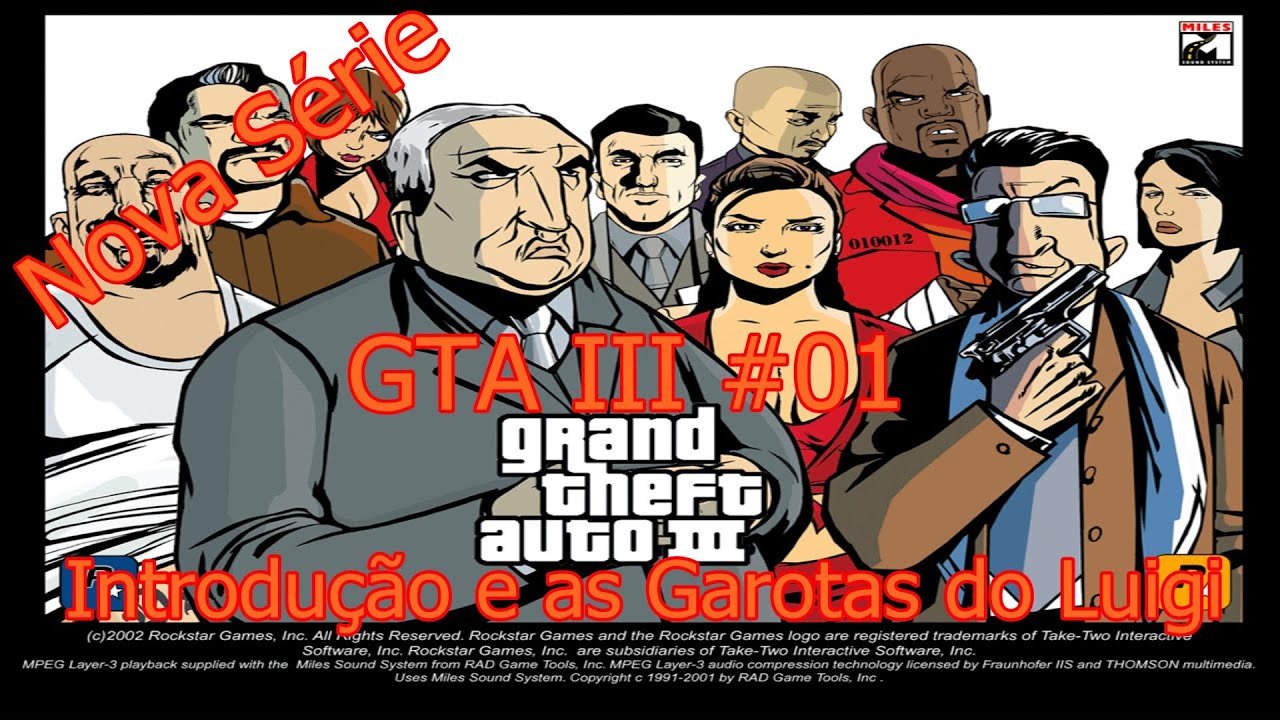 GTA III #01 - Introdução e as Garotas do Luigi - YouTube Vencedores Vencem