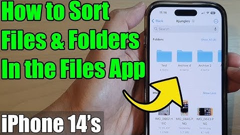 iPhone 14/14 Pro Max: How to Sort Files & Folders In the Files App