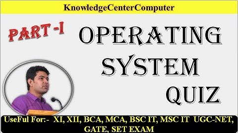 Operating System Mcq’s Questions And Answers Pdf Free Download | PART - I