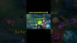 Moskov Double Skill Tricks Tutorial ☠️ #mlbb #moskove #mobilelegends #tutorial #shorts