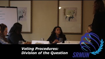 Voting Procedures: Division of the Question | SRMUN