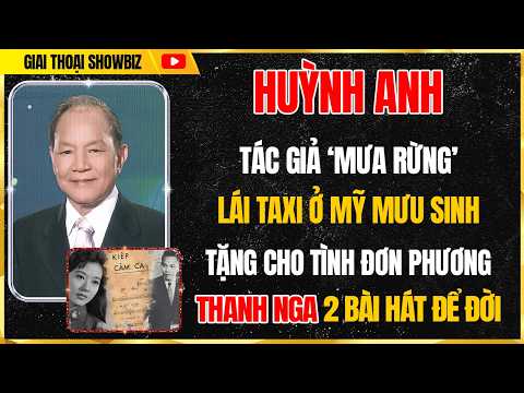 Huỳnh Anh: Cha Đẻ "Mưa Rừng" Tay Trống Lừng Lẫy Sài Gòn Lái Taxi Ở Xứ Mỹ Mưu Sinh.