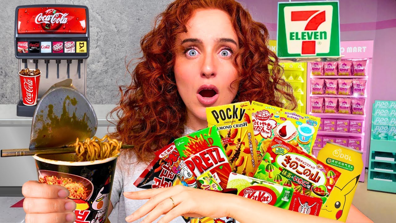 Budget eetwedstrijd bij de convenience store 🇰🇷