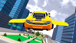 Flying Car City 3D - Flying best driving simulator - Gameplay #3 screenshot 5