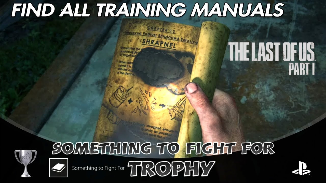 The Last of Us Part 1 Training Manuals locations