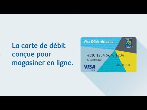 Visa Débit RBC virtuelle : la carte de débit conçue pour magasiner en ligne.