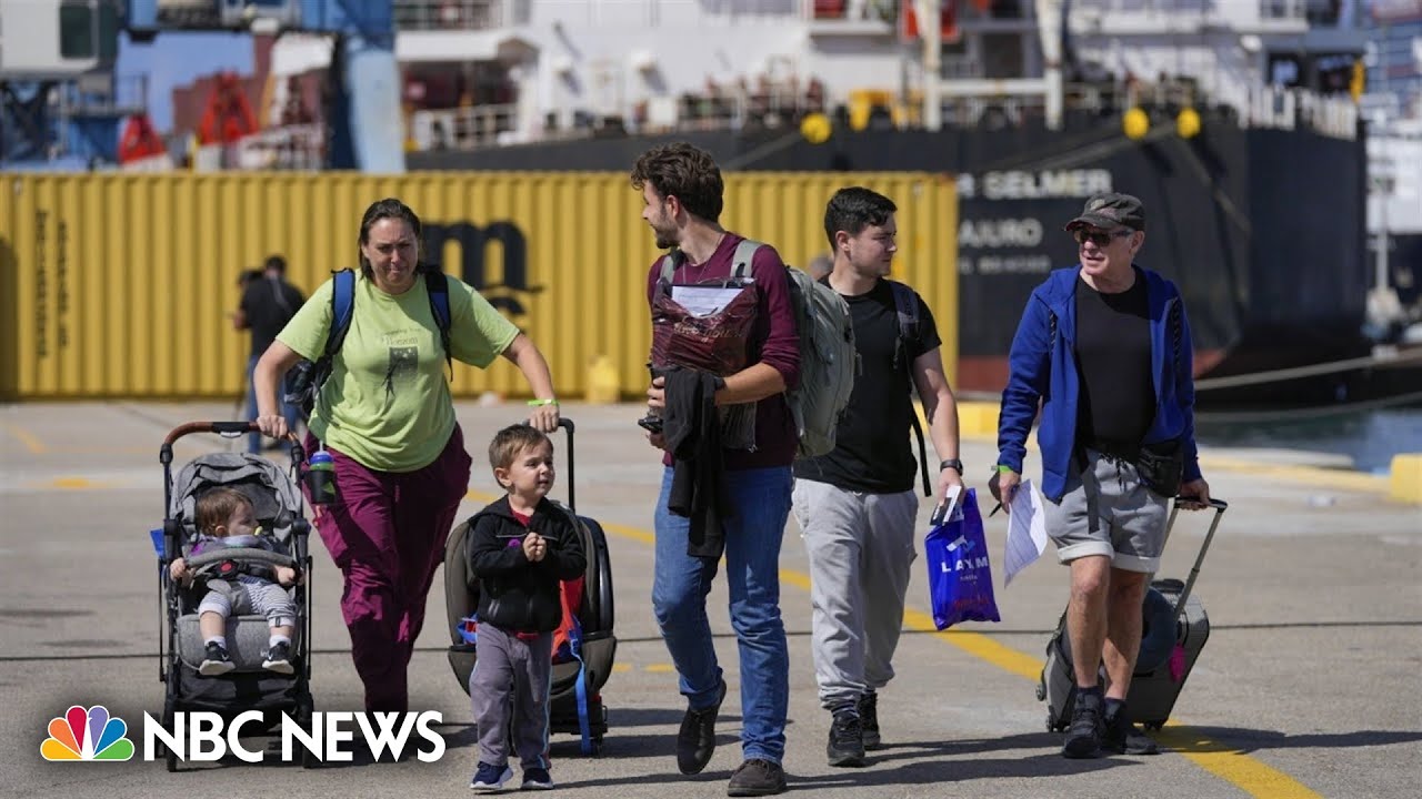 Operation underway to evacuate American citizens from Israel