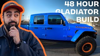 Crazy Expensive Jeep Gladiator 'WindowTint' Surprise! 48 hours for tires, wheels, bumper, and winch