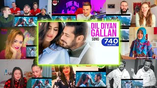 Dil Diyan Gallan Song Reaction Mashup | Salman Khan, Katrina Kaif | Atif Aslam | Only Reactions