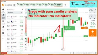 Live Options Trading without Indicator | Only pure candlesticks analysis | Trade one every candles
