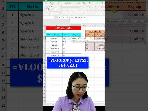 Mẹo tìm nhanh dữ liệu bằng hàm Vlookup trong Excel | Nguyễn Thị Hường mới 2023