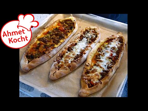 Video: Wie Man Türkische Pide-Pizza Mit Hackfleisch In Form Eines Bootes Kocht: Ein Schritt-für-Schritt-Rezept
