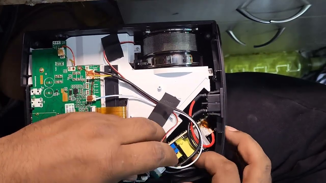 Projector damaged power supply repair 