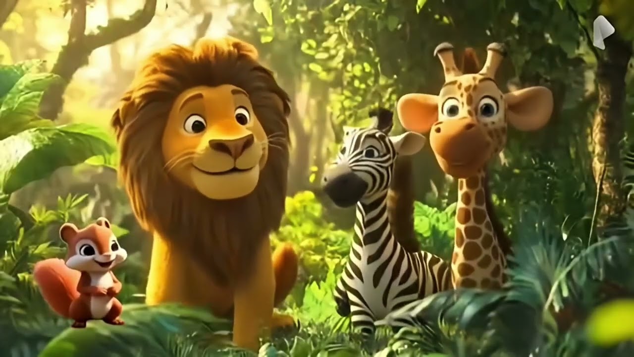 Jungle Jump Song 🎵🎼🎶🐒🦍🦧🦌🦓🐿🦒🦙🐘Fun Nursery Song for Children