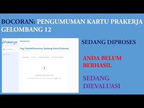 Pengumuman Prakerja Gelombang 12