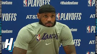LeBron James Postgame Interview - Game 1 | Rockets vs Lakers | September 4, 2020 NBA Playoffs
