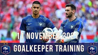 Hugo Lloris, Alphonse Areola & Benoît Costil | France: Goalkeeper Training | 11/11/2021