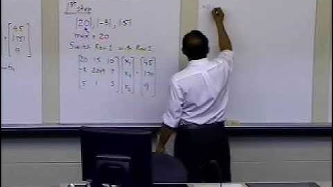 Chapter 04.06: Lesson: Gauss Elimination with Partial Pivoting: Round Off Issues: Example: Pt 1/3