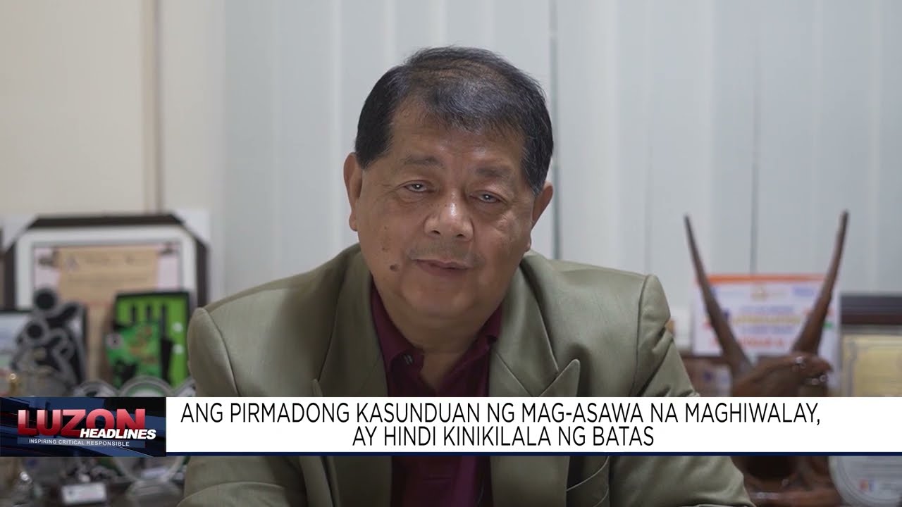 Ang pirmadong kasunduan ng mag-asawa na maghiwalay, hindi kinikilala ng batas