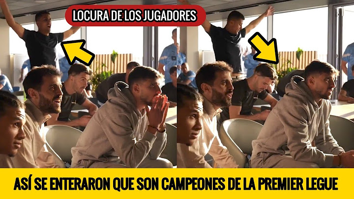 LA INCREÍBLE REACCIÓN DE LOS JUGADORES DEL MANCHESTER CITY TRAS SER CAMPEONES DE LA PREMIER LEGUE