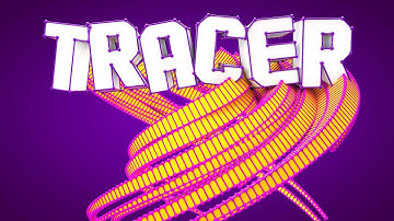 Cinema 4D Fancy Text Effect Using Emitter And Tracer