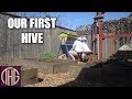 Installing Our First Bees Into A Top Bar Hive