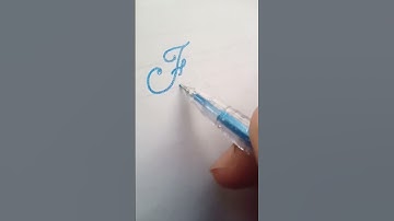 Name "Fatima" in cursive || #shorts #thinkingart