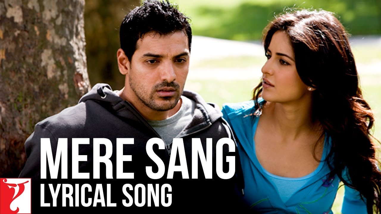 Lyrical Mere Sang Song with Lyrics  New York  John Abraham Katrina Kaif  Sandeep Shrivastava