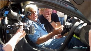 Jay leno reviewing mclaren p1! redeo car show leno's garage behind the
scene