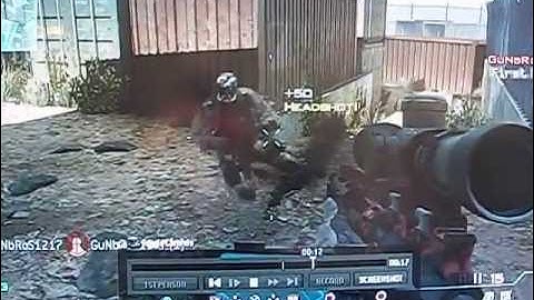 My first mw3 ps3 360 trickshot (headshot no scope!)