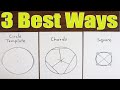 How To Find The Center Of A Circle ( 3 Easy And Quick Ways )