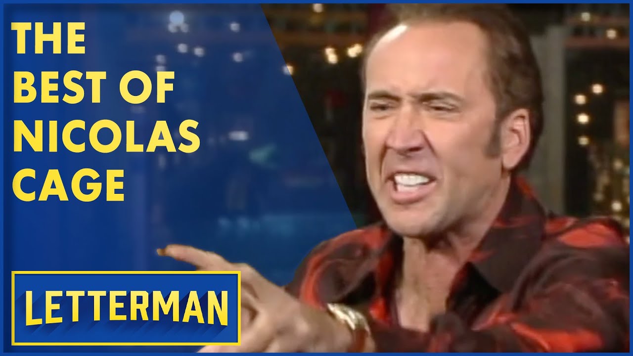 The Best Of Nicolas Cage | David Letterman