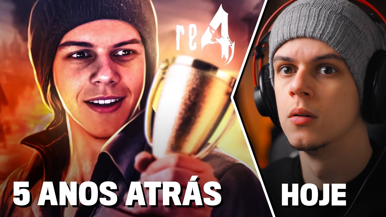 Eu reagi à minha própria speedrun record mundial no RESIDENT EVIL 4 PRO Sem Mercador - @Nemitz