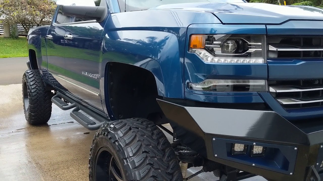 Lifted 2017 Chevy Silverado LTZ Z71 1500 With 10-12 Bulletproof Lift