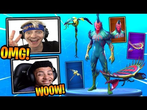 Video Fortni!   te Venus Flyer - ninja amp myth reacts to flytrap skin venus f!   lyer new fortnite funny