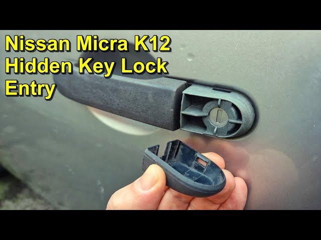 Hidden Key Lock Entry - Nissan Micra K12 