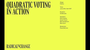 Quadratic Voting in Action - Berman, Catlow, Friend, Henderson, Kuck - RxC 2020