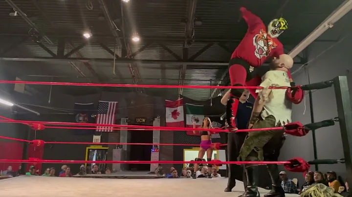 The Great Tiger & Rae Larson vs Monster Clontz & D...