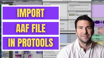Import an AAF File Into Pro Tools