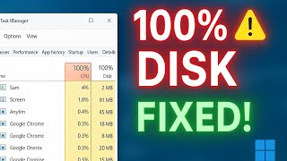 How to Fix 100% Disk Usage in Windows Once and for All