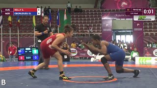 Famous 1/4 FW - 63 kg: B. OBORUDUDU (NGR) df. S. KELLY (AUS) by TF, 10-0 Net Worth